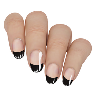 Black French Tip